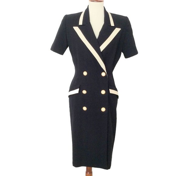Collectibles Dresses & Skirts - Collectibles Vintage Black Career Dress Size 4
